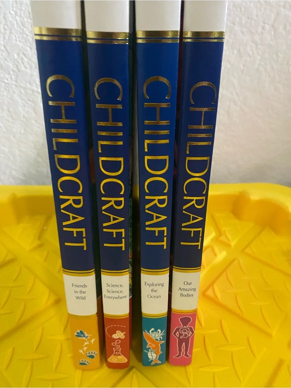 4 Childcraft Vintage Annual Series 1995-1998 Hardcover Educational By World Book